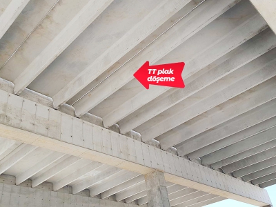 Prefabrik TT Plak Döşeme